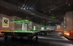 特色台球室装修效果图