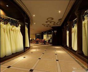 婚纱商铺室内装饰设计效果图