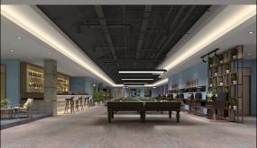 工业风台球装修效果图