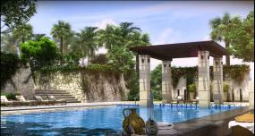 钢结构游泳馆效果图