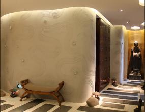 养生馆门面室内门装修图片