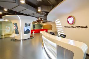 最新办公室前台设计效果图片