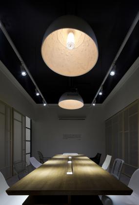 办公室中式室内设计效果图