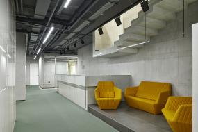 现代办公室前台装修效果图图集