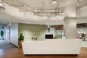 现代风格现代风格小型写字楼前台设计图