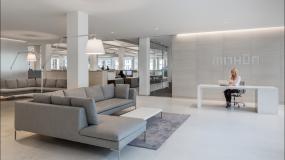 2018现代写字楼前台设计图片欣赏