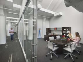 现代时尚装修总经理办公室吊顶效果图