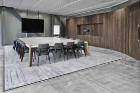 现代简约办公室会议室内装修效果图大全