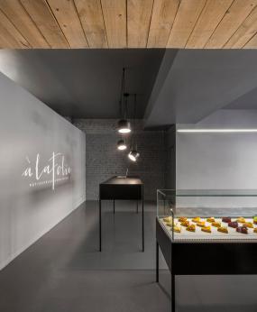 国外蛋糕店室内装修效果图