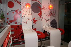 甜品店店面室内装饰装修设计效果图