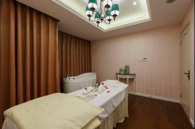 美容院室内马赛克地板装饰效果图片