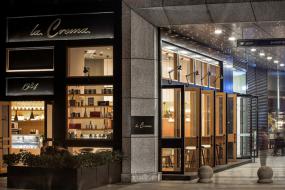 甜品店店面落地灯装修效果图片