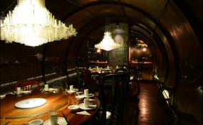 湘菜饭店室内石材地面装修效果图片大全