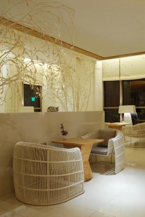 美容院室内按摩座椅设计效果图