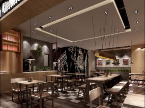 室内饭店吧台设计