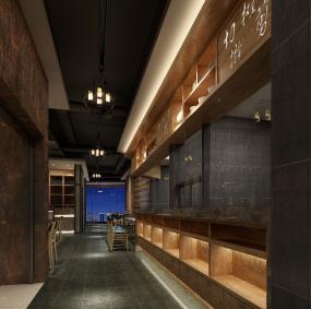 大型饭店装修室内效果图