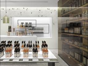 化妆品店室内展示设计效果图大全