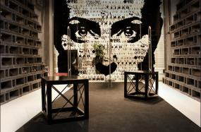 2018眼镜店面吊顶装修效果图片