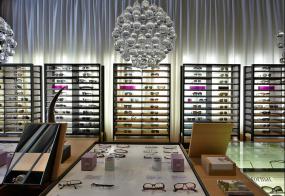眼镜店面门面装修效果图片