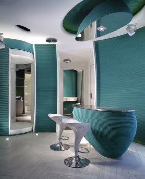 美容门面室内装饰画装修效果图片大全