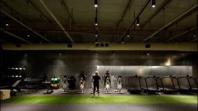 健身房室内玻璃门装修效果图片