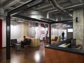 创意公司前台背景墙设计