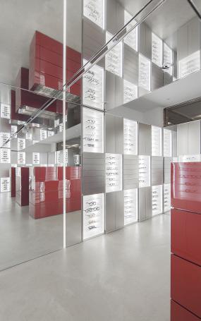 眼镜店装修效果图片欣赏