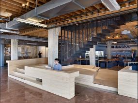 传媒公司前台背景墙效果图片