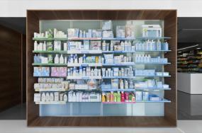 最新化妆品店货架装修效果图集