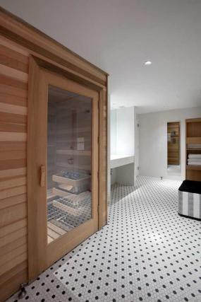 美容门面室内吸顶灯装修效果图片