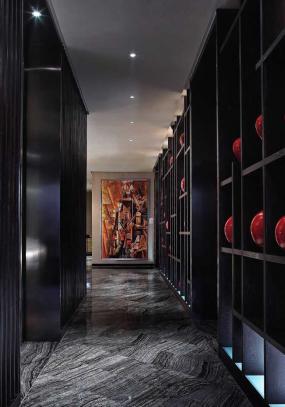 火锅店走廊玄关装修效果图片