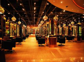 美容门面室内装修风格效果图片2018