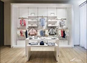 个性童装店背景墙设计装修效果图片大全