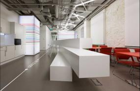 现代写字楼办公室吊顶装修设计图