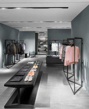 服装店装修货架装饰效果图现代简约