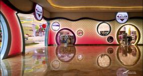 个性童装店收银台装修效果图片