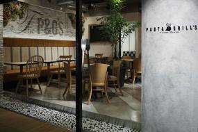 奶茶店室内壁纸装修效果图