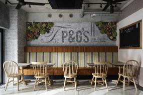 时尚奶茶店室内装修效果图大全