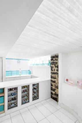 蛋糕店室内柜子装修效果图片