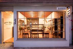 普通美发店吊灯装修图片