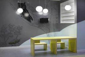 50平米美发店装修效果图片