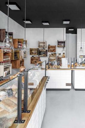 最新蛋糕店门面装修效果图片