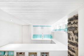 蛋糕店室内玻璃柜子装修效果图片