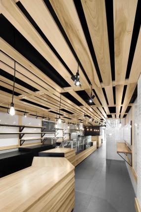 奶茶店装修效果图大全2018