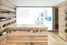 品牌化妆品店装修风格图片2018