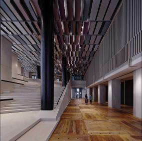 酒店走廊石膏板吊顶效果图