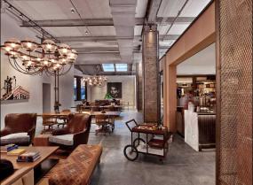 loft办公室顶面效果图