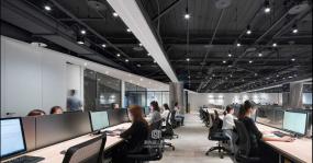 员工办公室隔断设计装修效果图片