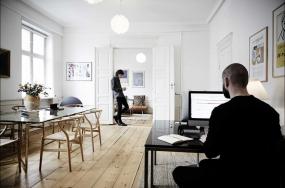 办公室管理设计地面装修效果图