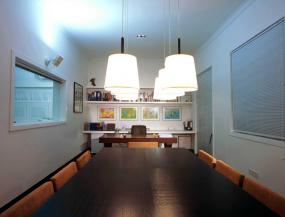 办公会议室石膏板吊顶装修效果图片